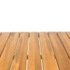 thumbnail image 5 of GDF Studio Arath Outdoor Modern Industrial Acacia Wood Bar Table, Teak and Black, 5 of 9