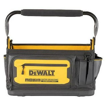 Dewalt Tool Bag, Yellow, Fabric, 36 Pockets