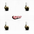 thumbnail image 2 of 2 Inch Windsor Antique Ball Caster – 5/16 Inch Threaded Stem – Set of 4 – SCC, 2 of 2