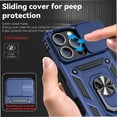 thumbnail image 5 of Estuche GANGXUN para iPhone 16 Pro Max, soporte giratorio 360°, estilo mecánico y magnético, 5 of 5