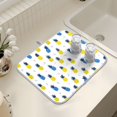 thumbnail image 7 of Ryvnso Summer Pineapples Dish Drying Mat for Kitchen Countertop 18x24 Large Dish Pad Drainer Rack Dish Sink Mats, 7 of 7