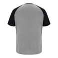 thumbnail image 4 of Men's Casual Short Sleeve Flannel Shirt with Open Front Collar and Soft Towel, 4 of 5