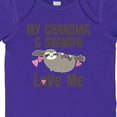 thumbnail image 4 of Inktastic Grandma and Grandpa Love Me Sloth Girls Baby Bodysuit, 4 of 5