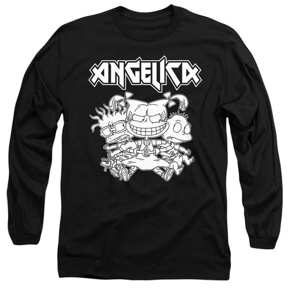 Rugrats Angelica Pickles Rocks Unisex Adult Long-Sleeve T Shirt