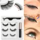thumbnail image 2 of Kit De Pestañas Magnéticas Y Delineador De Ojos Con Pinzas-3 Pares Novedad -, 2 of 4