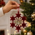 thumbnail image 5 of Christmas Tree Hanging Ornaments, PVC Holiday Decorations with Pre-Attached Hanging Loop for Tree, Door Knobs, Mantel, Wall Hooks, Indoor Festive Display, 5 of 7