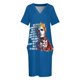 thumbnail image 4 of – We Chase mentiras sin imprimir volemos el camino del tiempo camisetas y camisetas diseño de camiseta vestido suelto con bolsillo vestidos de mujer, 4 of 7