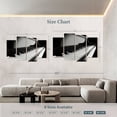 thumbnail image 4 of Elephant Stock Piano Keys Wall Art - Horizontal Multi Panel Canvas - Living Room Wall Decor - Music Multi Panel - Black And Gray Decor - 75" x 48", 4 of 8