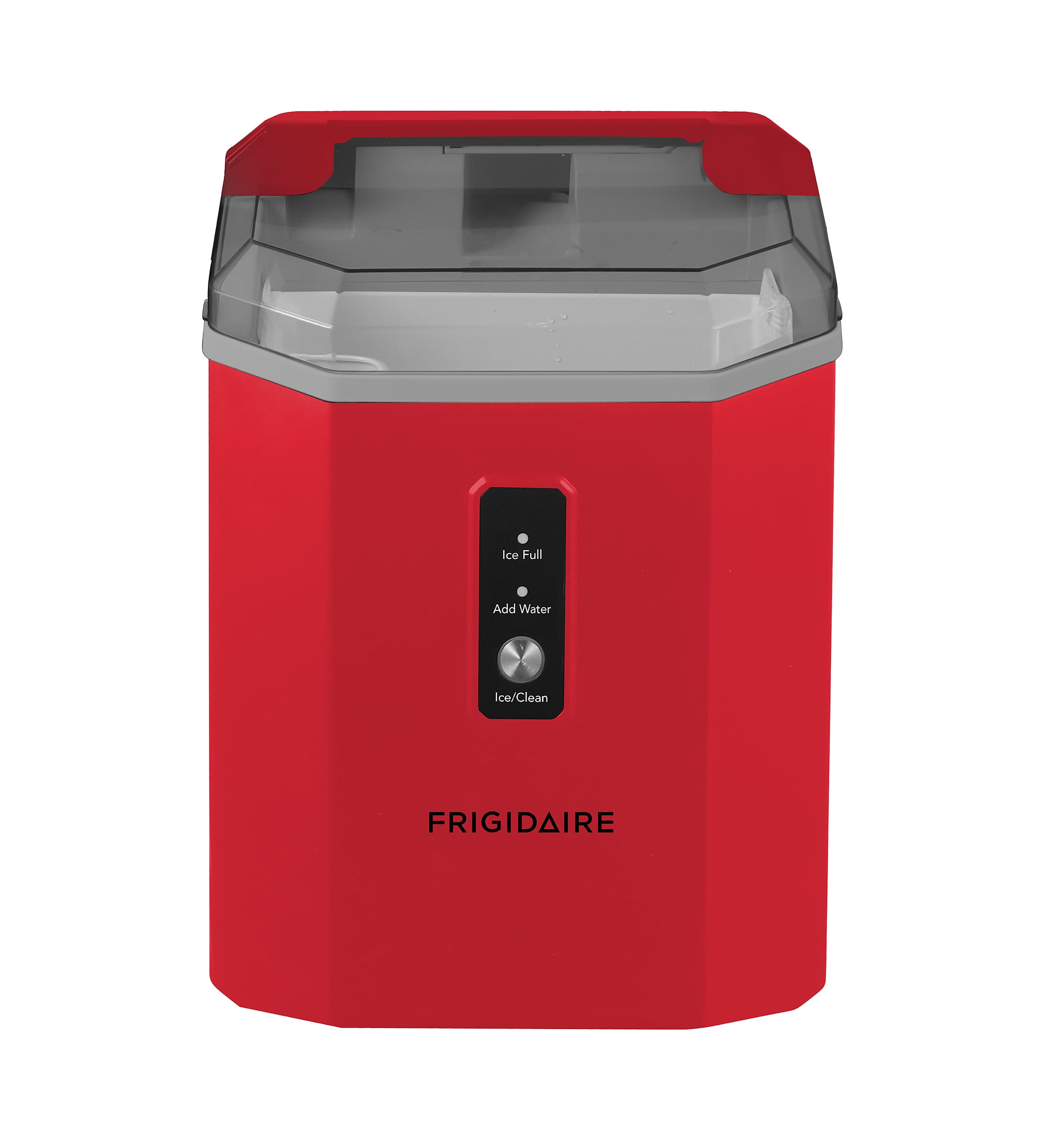 Frigidaire 33lb Countertop Nugget Pellet Ice Maker Self-Cleaning, Red