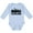 AE-Light Blue, variant on Inktastic Cleveland Skyline Grunge Boys or Girls Long Sleeve Baby Bodysuit