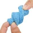 thumbnail image 4 of HILABEE 10Pcs Sponge For Cosmetic Use Makeup Removal, Face Neck Eye Cleaning Pads Blue, 4 of 9