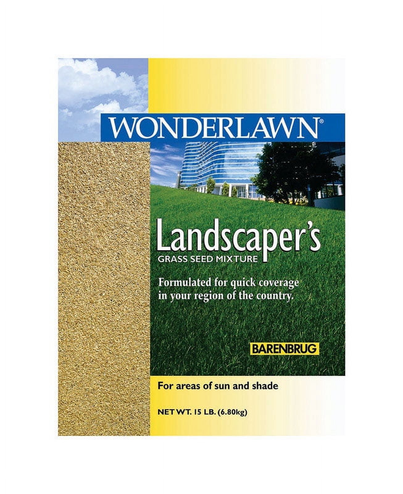 BARENBRUG USA 15-Lb. Landscaper All-Purpose Grass Seed Mix 46615
