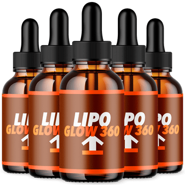Lipo Glow 360 Drops Advanced Formula Liquid Suppplement Lipoglow Natural Formula 150 Servings