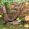 thumbnail image 2 of Triani 1Pcs Moss Reptile Carpet 5.9*39.4 Inch Terrarium Bedding Substrate Liner Rainforest Reptile Supplies Green Substrate Flooring Bearded Dragon Tank Accessories, 2 of 7