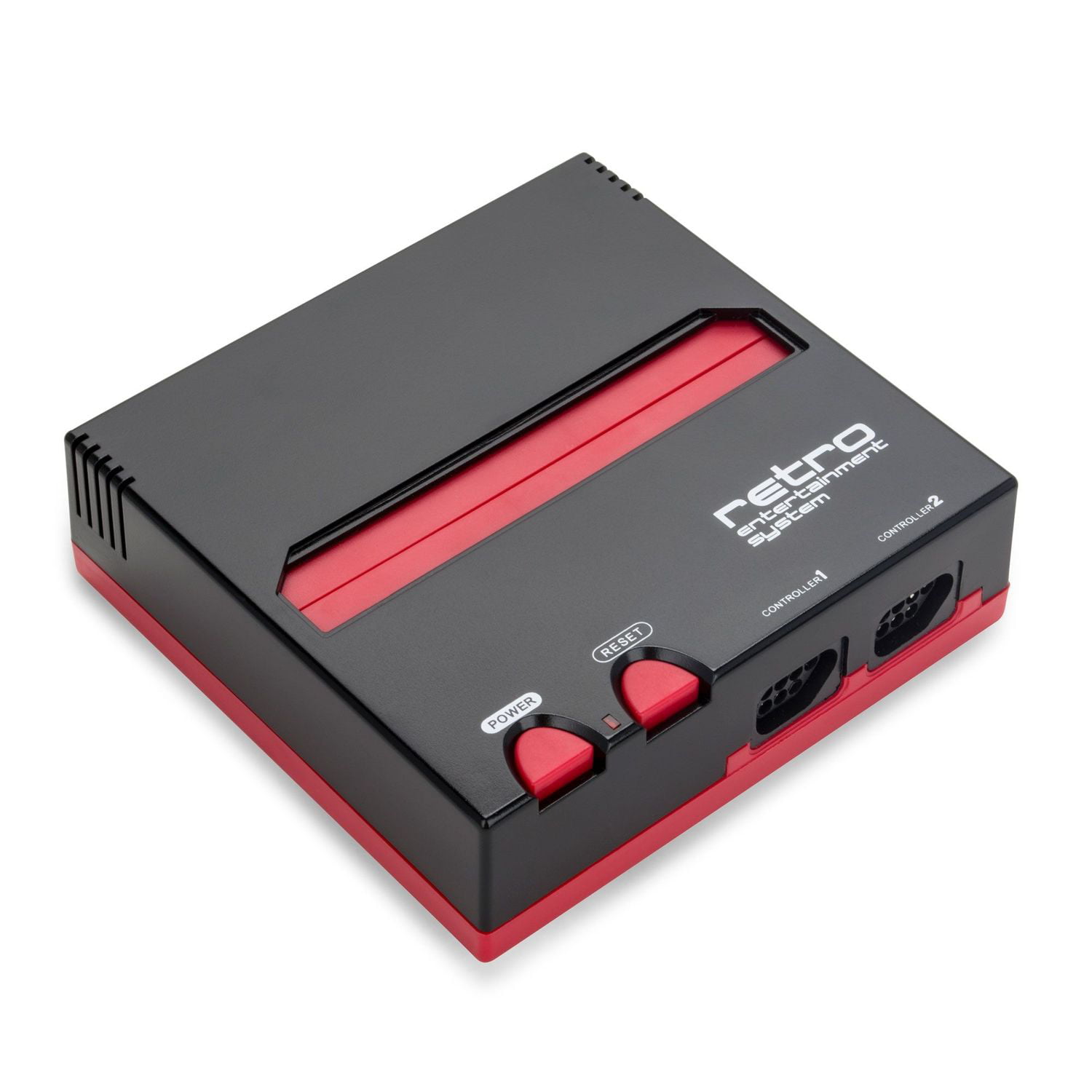 strække bypass Vise dig Retro-Bit Top Loader 8-bit Console For Nintendo NES Games, Black/Red -  Walmart.com