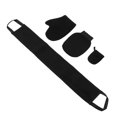 thumbnail image 4 of 4pcs Double Faced Flocking Self Tanning Mitt Applicator Kit Exfoliating Glove Back Lotion Applicator, 4 of 5