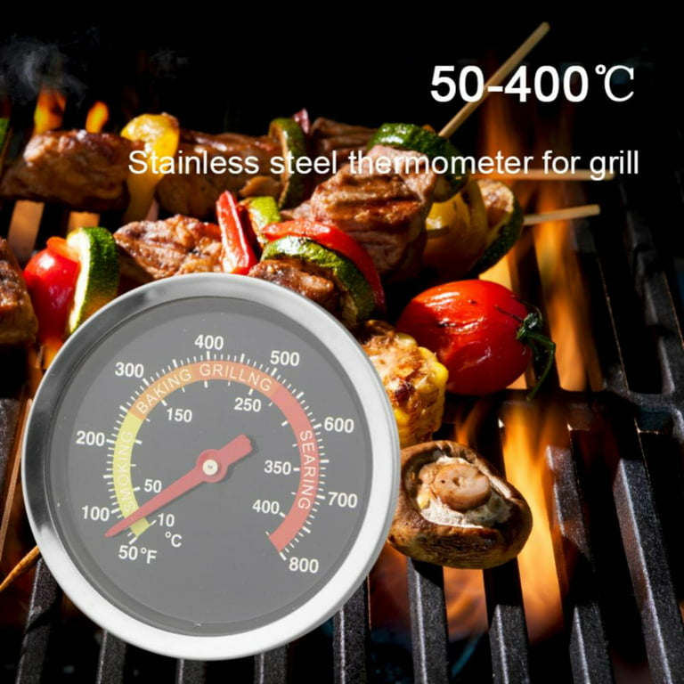 Barbecue Charcoal Grill Thermometer Pit Wood Smoker Thermometer
