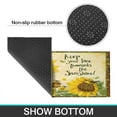thumbnail image 7 of 2 Piece Sunflower Flowers on Yellow Background Rug Kitchen Rug Set, Decor Kitchen Rugs, Absorbent Non-Slip Washable Floor Mats, Home Indoor Runner Rugs 17"x47"+17"x30", 7 of 7
