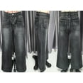 thumbnail image 3 of Women's Wide Leg Jeans High Waisted Straight Leg Stretchy Denim Pants with Pockets, 3 of 9