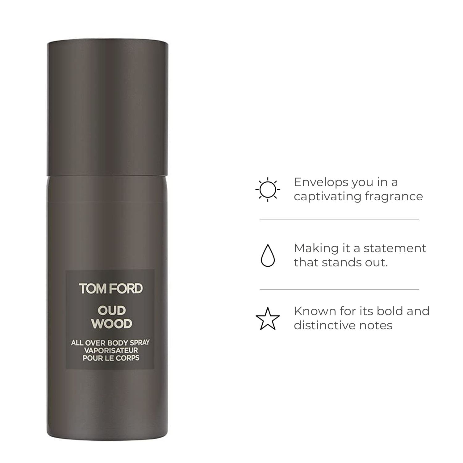 Tom Ford Oud Wood Rare & Exotic 4 oz All Over Body Spray