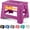 Purple, variant on Utopia Home Folding Step Stool with Handle – 9 Inch Anti Slip Collapsible Stool – Holds Up to 300 lbs – Sturdy Plastic Step Stool Foldable for Kitchen, Bathroom and Home Use (1-Pack, Black)