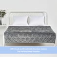 thumbnail image 2 of Irvine Home Collection Bamboo Weighted Blanket, 60x80 Full/Queen/King Size 15lbs, 7 Layer Design, 100% Natural Bamboo Cotton with Premium Glass Beads, Breathable and Cooling Bamboo, 2 of 7