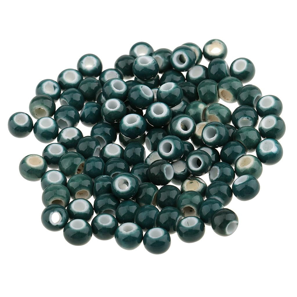 Bulk 100Pcs 6mm 8mm Charm Round Resin Spacer Loose Beads DIY for Jewelry Making Bulk 100Pcs 6mm 8mm Charm Round Resin Spacer Loose Beads DIY for Jewelry Making