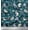 Dark Teal Blue, variant on Soimoi Blue Rayon Fabric Unicorn & Floral Print Sewing Fabric Yard 56 Inch Wide