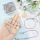 thumbnail image 3 of 1 caja de 14 pulseras de cadena de serpiente con dijes, de latón, estilo europeo, con extensor de hierro y etiqueta de corazón., 3 of 9