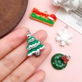 thumbnail image 5 of U8MO 10X Resin Christmas Tree Snowflake Deer Snowman Pendant DIY Keychain Accessories-10pcs bell 16x22mm, 5 of 9