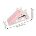 thumbnail image 2 of WEIOUKC Hamster House Hideout with Ladder, Hamster & Guinea Pig House, Durable Chew-Proof, Cozy Sleeping Shelter for Bunnies, Rabbits & Chinchillas, 2 of 7