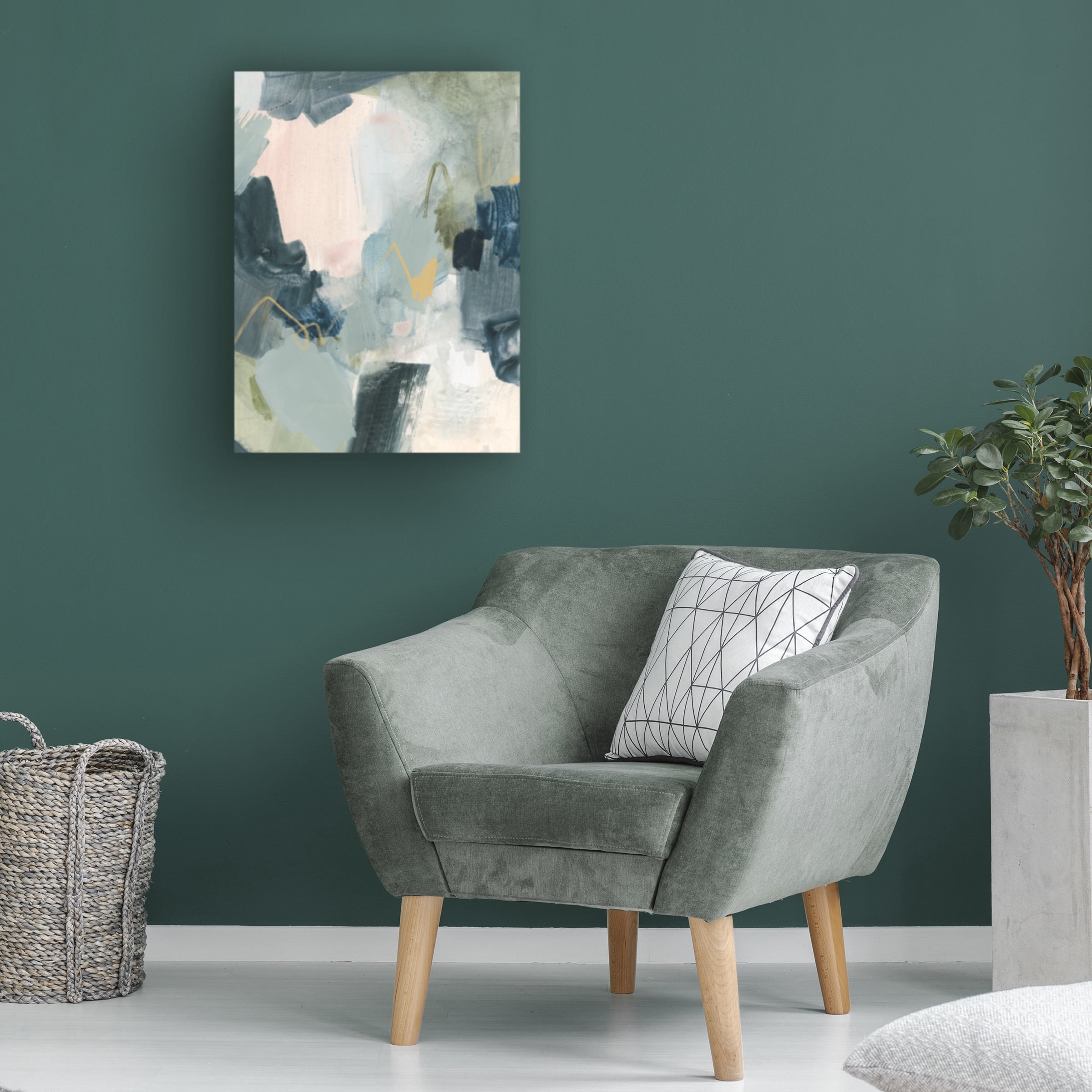 Victoria Barnes 'Lago II' Canvas Art