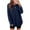Navy, variant on DAFPZW Long Sleeve T-Shirts for Women Loose Fit Soft Knit Thermal Tops Tunic Tops Early Fall Spring Trends Outfits