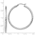 thumbnail image 2 of 925 Sterling Silver 2.5mm Hoop Earrings Round, 2 of 6
