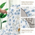 thumbnail image 5 of Yayeee 2 Pack Dining Chair Covers Stretch Parson Chairs Slipcovers Seat Protector, Forget Me Not, 5 of 6