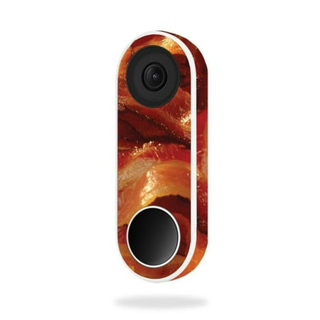 MightySkins NEHEL-Bacon Skin for Nest Hello Video Doorbell - Bacon