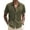 Olive Green, variant on COOFANDY Men's Linen Solid Wedding Short Sleeve Shirt Button Up Relaxed-Fit Shirts