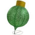 thumbnail image 6 of Northlight LED Lighted Twinkling Commercial Outdoor Tinsel Onion Christmas Ornament - 36" - Green, 6 of 7