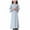 Black C, variant on Zpanxa Muslim Long Dress Mium Big Girls Long Sleeve V Neck Colorblock Dress Khaki 8-9 Years