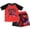 Red / black, variant on Marvel Avengers Hulk Little Boys Rash Guard and Swim Trunks Outfit Set Black 5-6