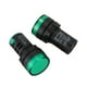 thumbnail image 3 of 6 Piezas AC220V LED Verde Indicador de Encendido Piloto Luz de Señal Lámpara 22 mm de Diámetro, 3 of 5