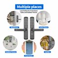 thumbnail image 5 of MUTEX Mechanical Keyless Lock MX230G-D with Keypad & Mechanic Key Entry both Inside & Outside, Water & Heat/Fire Proof, 100% Mechanical, Very Reliable, 5 of 7