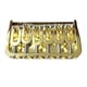 thumbnail image 3 of Puente de guitarra eléctrica Sunnimix puente rígido fijo dorado 7,2 cm x 3,8 cm, 3 of 8
