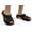 Black and Orange, variant on 1 Pairs Quick-Dry Shower Slides for Men & Women, Thick Cushioned High-Rebound Comfort Footwear, Non-Slip, Shock-Absorbing, Anti-Waterlogging, Indoor & Outdoor Casual Wear