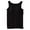 Black, variant on 2024 Summer Women's Built In Bra Tank Top Casual Crew Neck Sleeveless Camisole Plus Size Padded Workout Tops