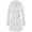 White, variant on Women's Trench Coat Double Breasted Classic Mid-Length Adjustable Belt Jacket with Hood White XXL(XXL)