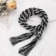 thumbnail image 4 of Uxcell 4 Pcs Cordones de Graduación, Cordones de Honor de Borlas de Graduación, Cordón de Honor de Graduación con Borla, Cordones Trenzados para la Costura de Toga de Licenciatura, Negro+Blanco, 4 of 7