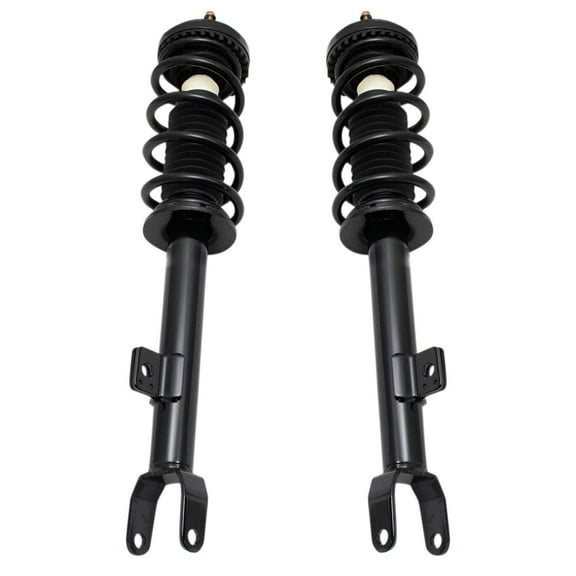 TRQ Front Strut & Coil Spring Assembly Set Driver & Passenger Sides Fits Select 11-19 Chrysler 300 11 Dodge Challenger