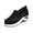 Black, variant on Dlongli Women Slip On Walking Shoes Mesh Breathable Arch Support Casual Shoes Lightweight Comfort Sneakers for Ladies