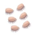thumbnail image 1 of Freer Silicone Mannequin Head Practice False Eyelash head lashes lash Model Tool 3 Pairs Eyelids, 1 of 8